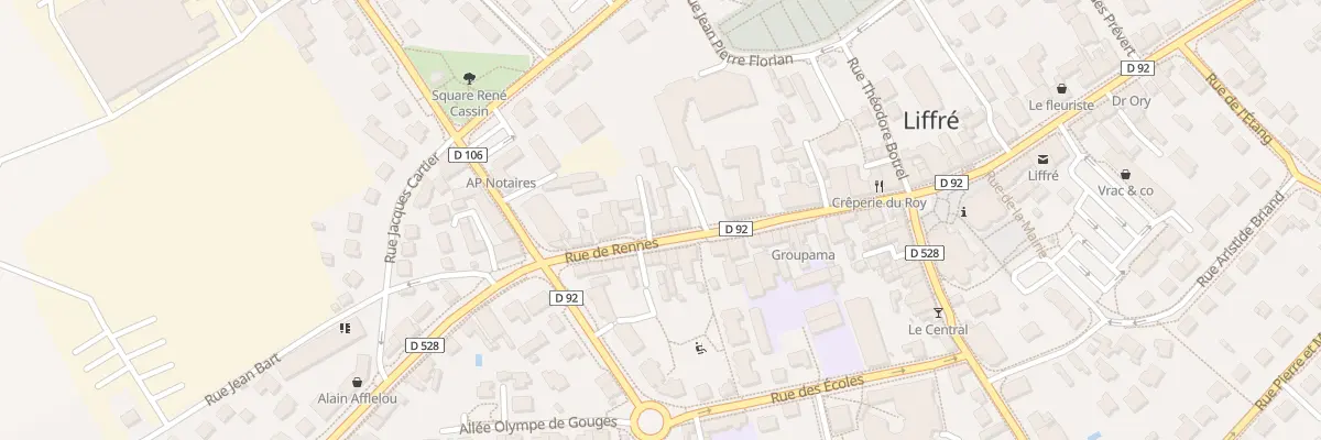 Plan du 36 Rue de rennes à Liffré