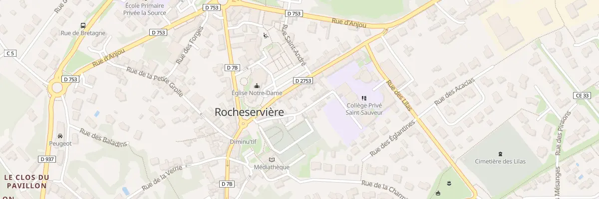 Plan du 14 Rue des alouettes à Rocheservière