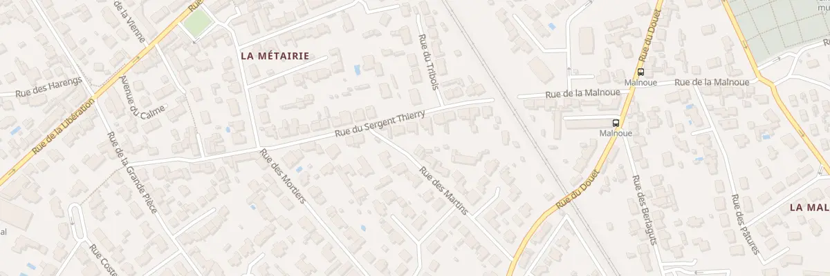 Plan du 42 Rue du Sergent Thierry à Saint-Sébastien-sur-Loire