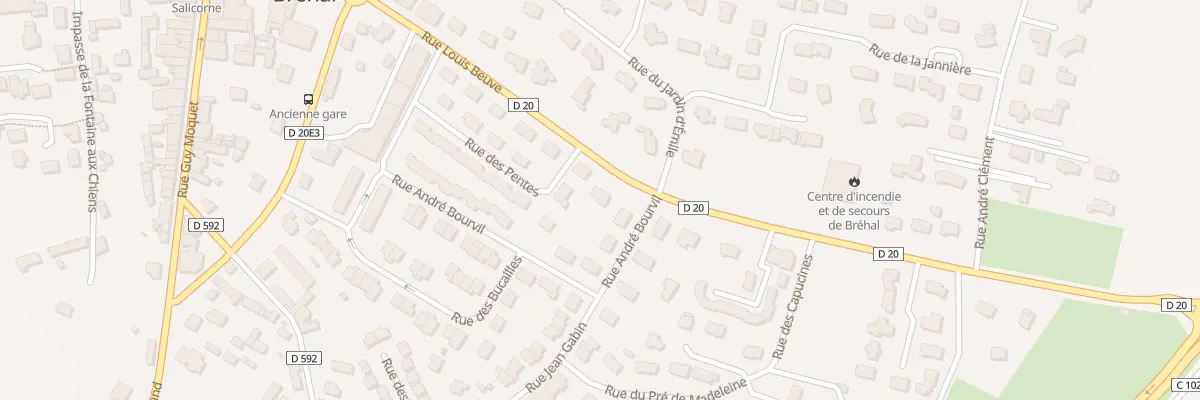 Plan du 16 Rue Louis Beuve à Bréhal