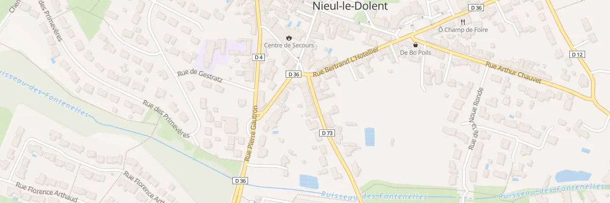 Plan du 10 Rue Agenor Ravon à Nieul-le-Dolent