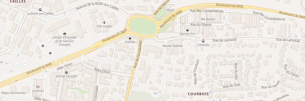 Plan du 4 Rue de Lamouly à Anglet
