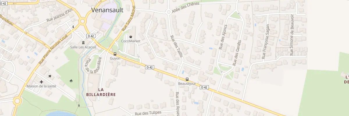 Plan du 1 Rue des taillis à Venansault