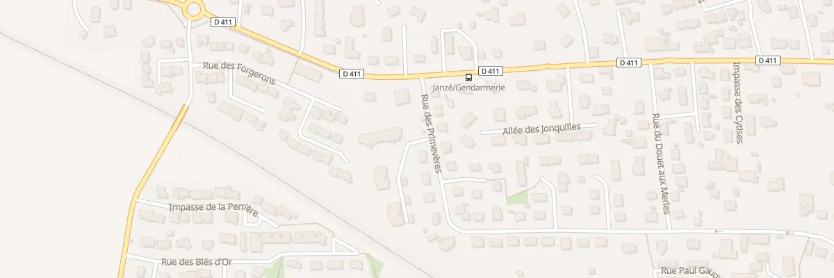 Plan du 31 Rue des Primevères à Janzé