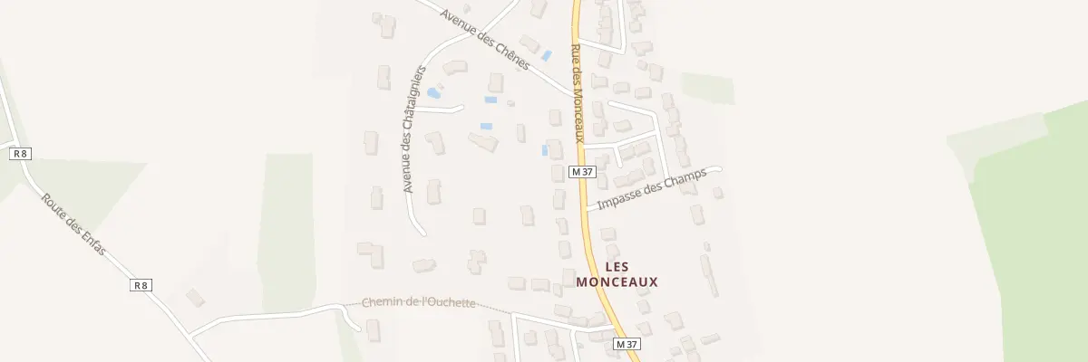 Plan du 65 Rue des Monceaux à Carquefou