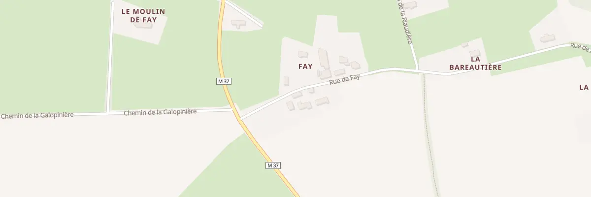 Plan du 4 Rue de Fay à Carquefou