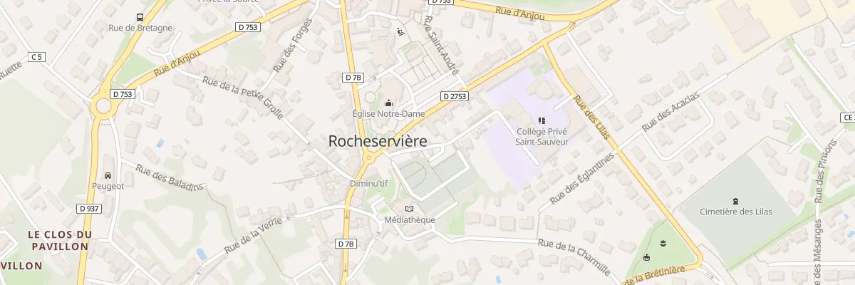 Plan du 5 Rue des ormeaux à Rocheservière