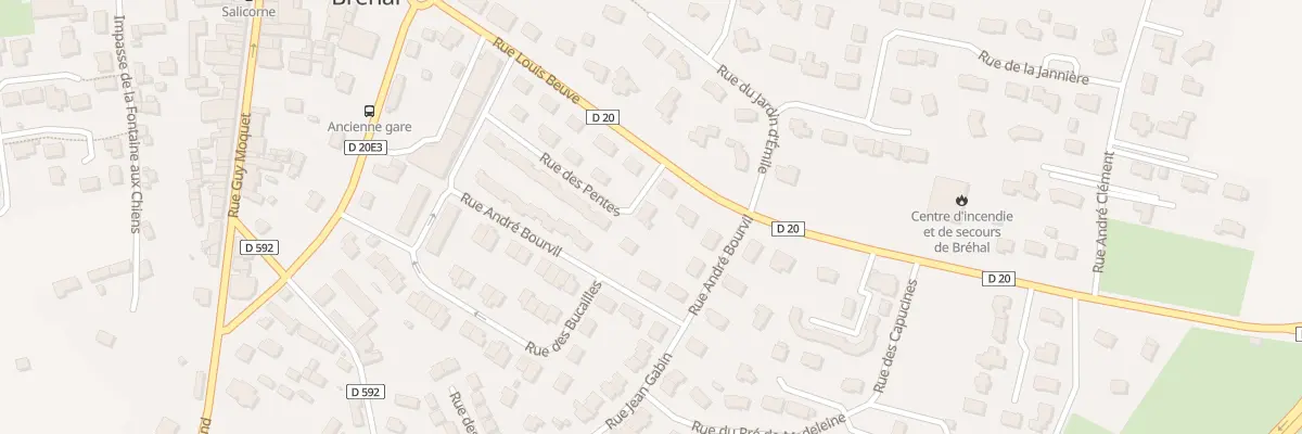 Plan du 18 Rue des Pentes à Bréhal