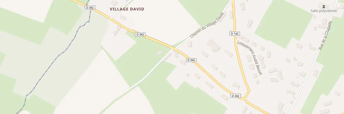 Plan du 15 Le Pont David à Vesly