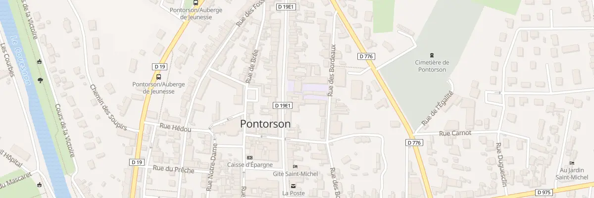 Plan du 40 Rue St Michel - Pontorson à Pontorson