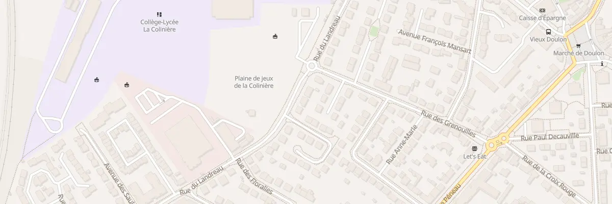 Plan du 124 Rue du Landreau à Nantes