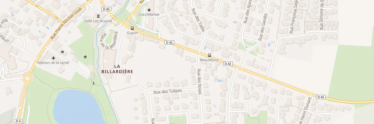 Plan du 62 Rue saint-andré à Venansault