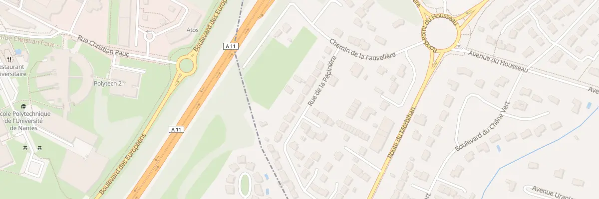Plan du 14 Rue de la Pépinière à Carquefou