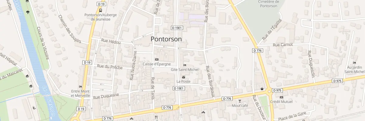 Plan du 26 Rue St Michel - Pontorson à Pontorson