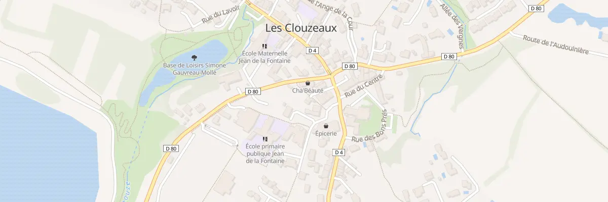 Plan du 6 Pl de l’Eglise Les Clouzeaux à Aubigny-Les Clouzeaux