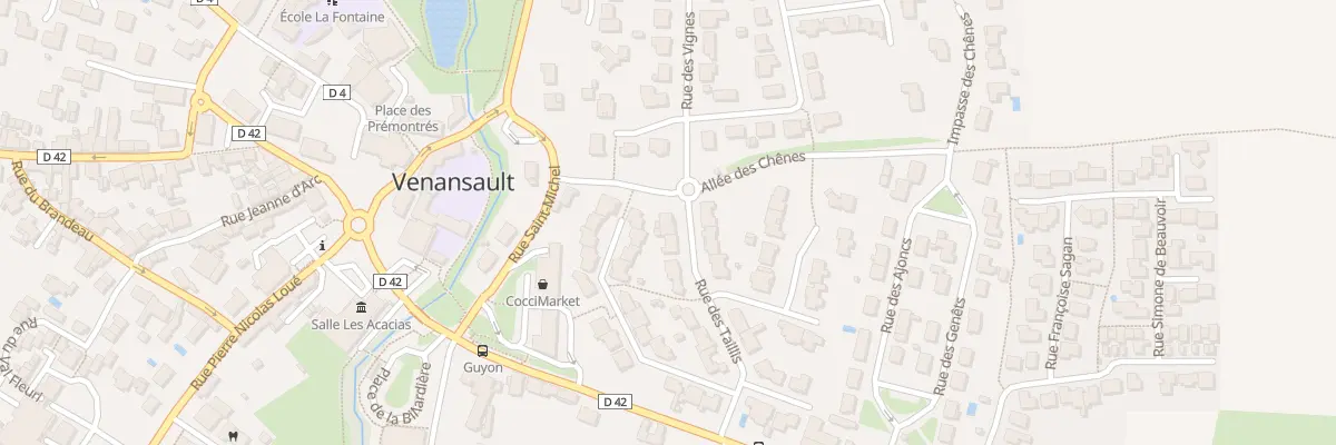 Plan du 11 Rue des taillis à Venansault
