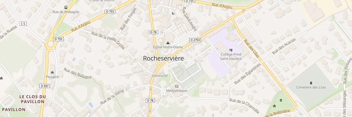 Plan du 8 Rue des alouettes à Rocheservière