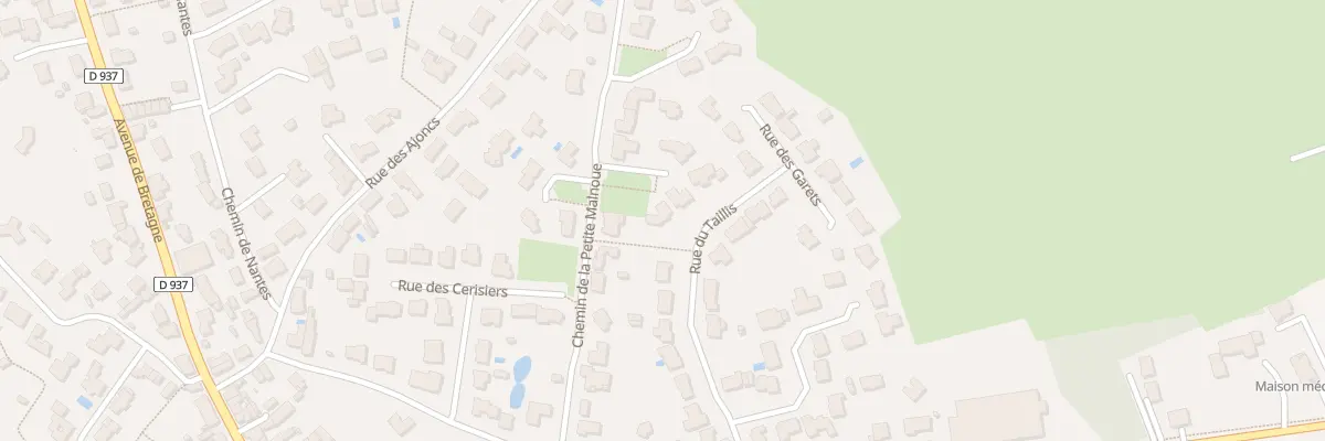 Plan du 1 Imp des Sureaux à Geneston
