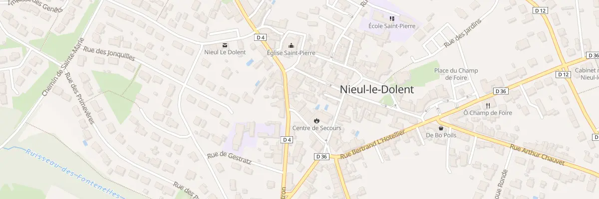 Plan du 3 Rue Pierre Gautron à Nieul-le-Dolent