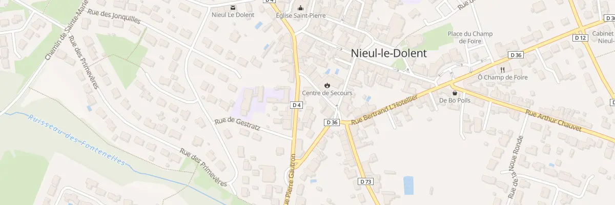 Plan du 11 Rue Pierre Gautron à Nieul-le-Dolent