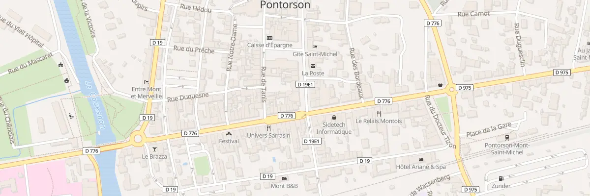 Plan du 5 Rue St Michel - Pontorson à Pontorson