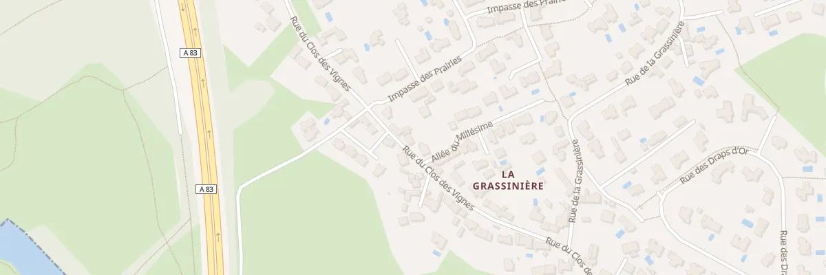 Plan du 18 Rue du Clos des Vignes à Vertou