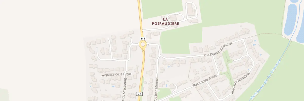 Plan du 2 Rue konrad adenauer à Aubigny-Les Clouzeaux