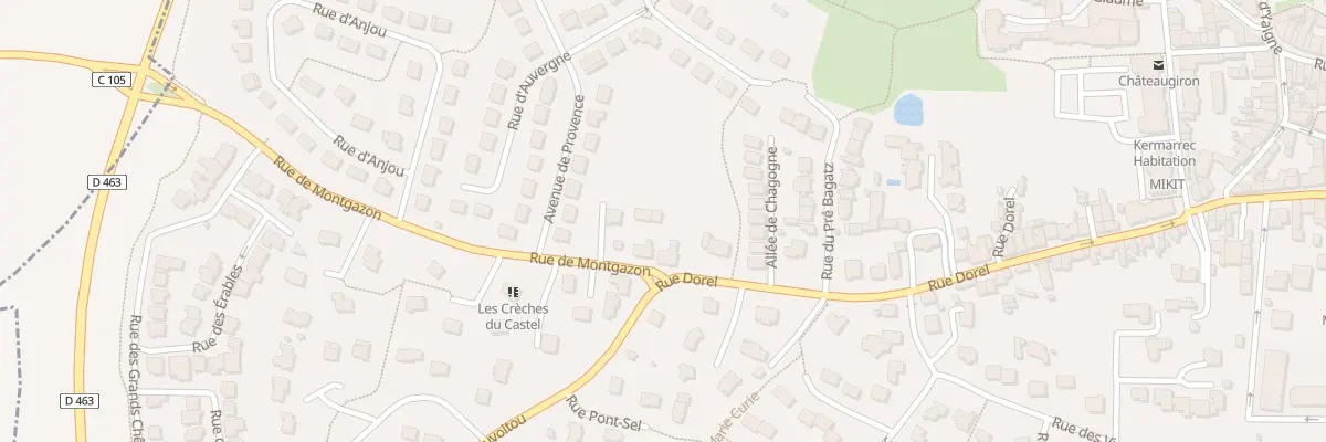 Plan du 46B Rue Dorel à Châteaugiron