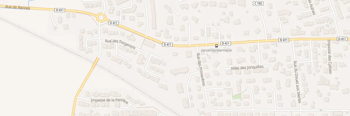 Plan du 31 Rue de Rennes à Janzé