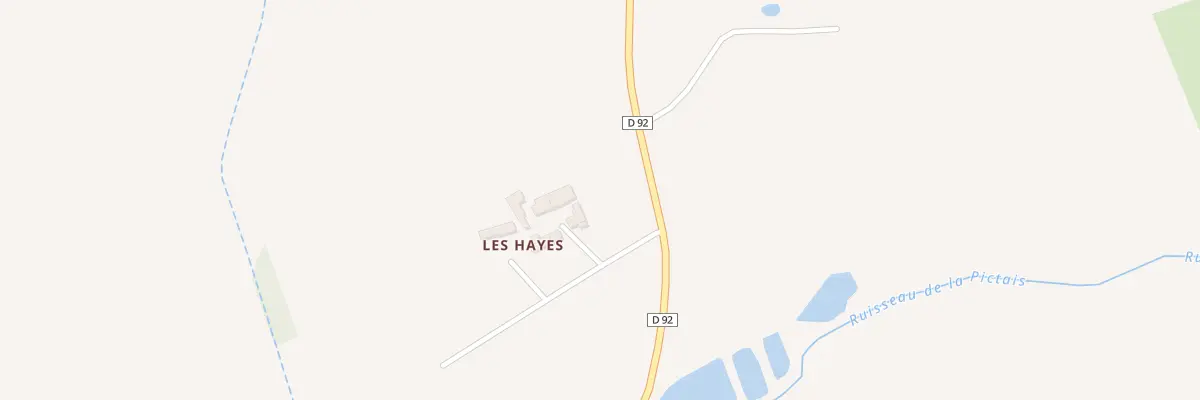 Plan du 1 Les Haies à Lalleu