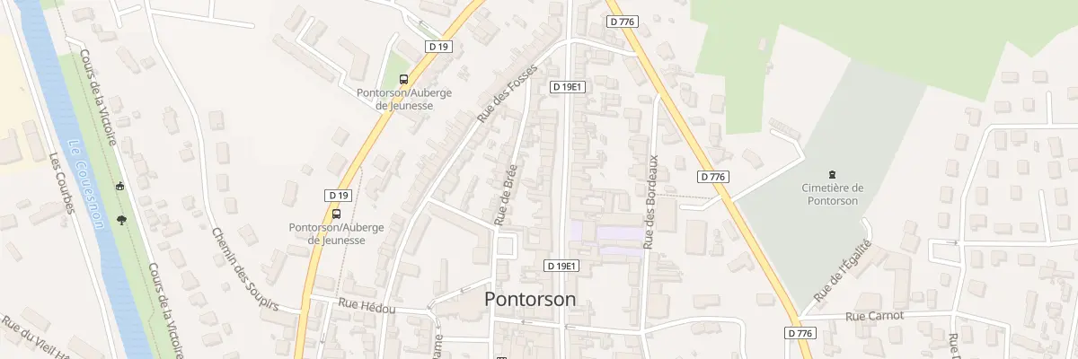Plan du 43 Rue St Michel - Pontorson à Pontorson