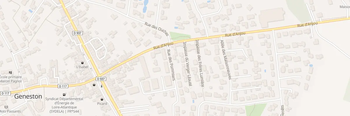 Plan du 21 Rue d’Anjou à Geneston
