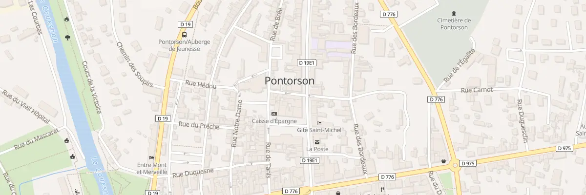 Plan du 19 Rue St Michel - Pontorson à Pontorson