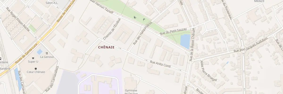 Plan du 25 Rue des Halquinières à Nantes