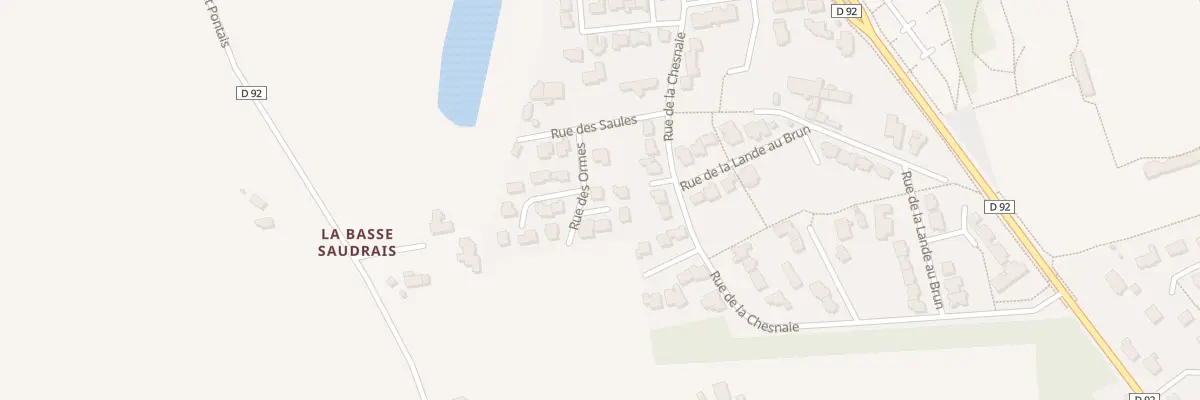 Plan du 1 Rue des Ormes à Janzé
