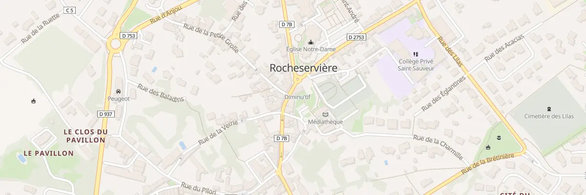 Plan du 1 Gr Grande Rue à Rocheservière