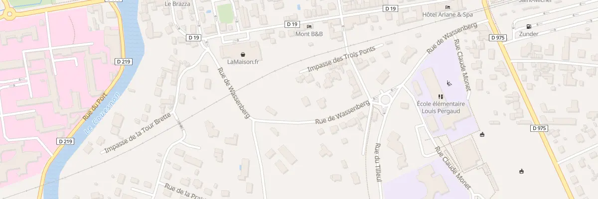 Plan du 5 Rue de Wassenberg - Pontorson à Pontorson