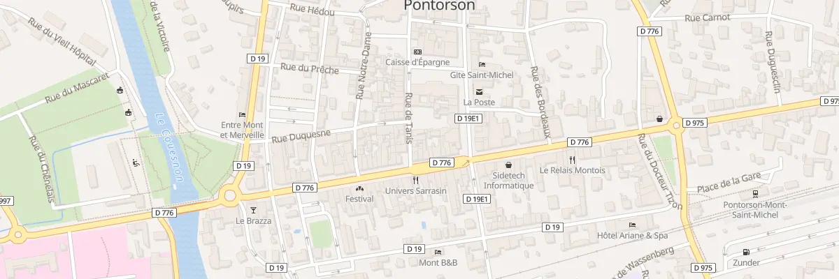 Plan du 6 Rue de Tanis - Pontorson à Pontorson