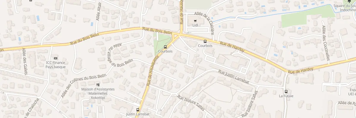 Plan du 88 Rue de Hausquette à Anglet
