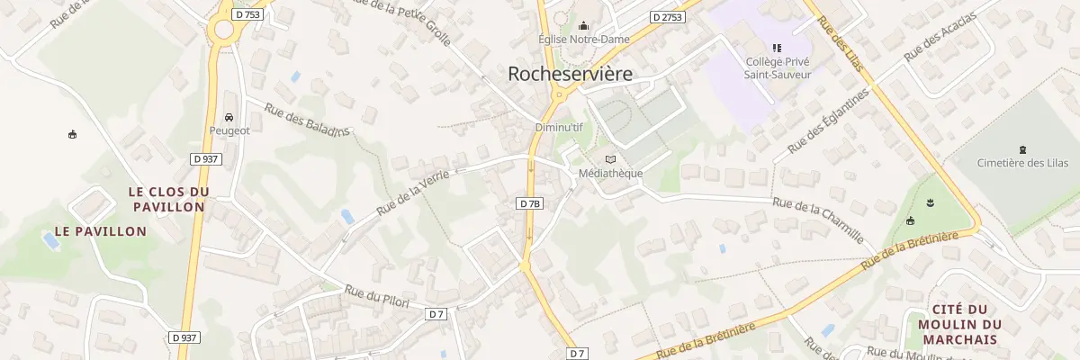 Plan du 9 Gr Grande Rue à Rocheservière