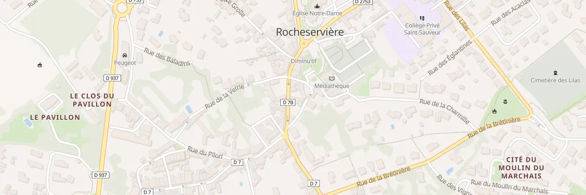 Plan du 11T Gr Grande Rue à Rocheservière
