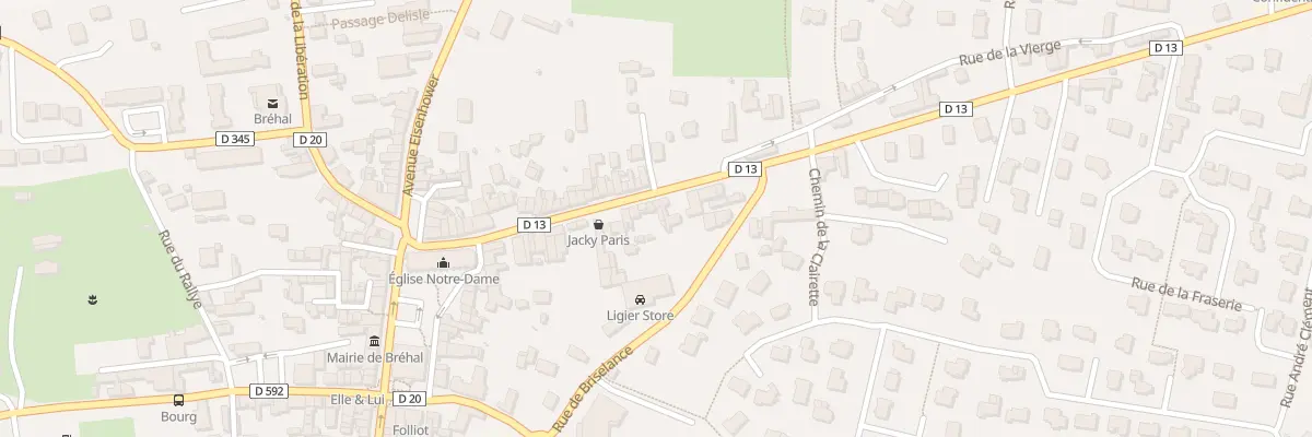 Plan du 22 Rue du Bocage à Bréhal