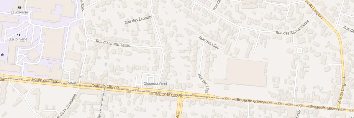 Plan du 16 Rue des Ecobuts à Saint-Sébastien-sur-Loire