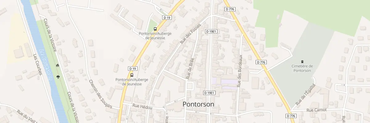 Plan du 9 Rue de Bree - Pontorson à Pontorson