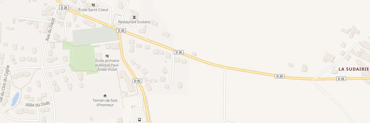 Plan du 34 Rue de Fougères à Ercé-près-Liffré