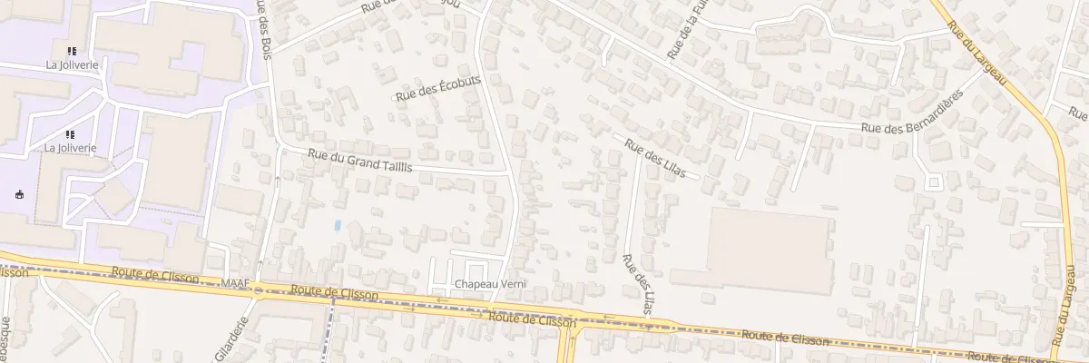 Plan du 22 Rue des Ecobuts à Saint-Sébastien-sur-Loire
