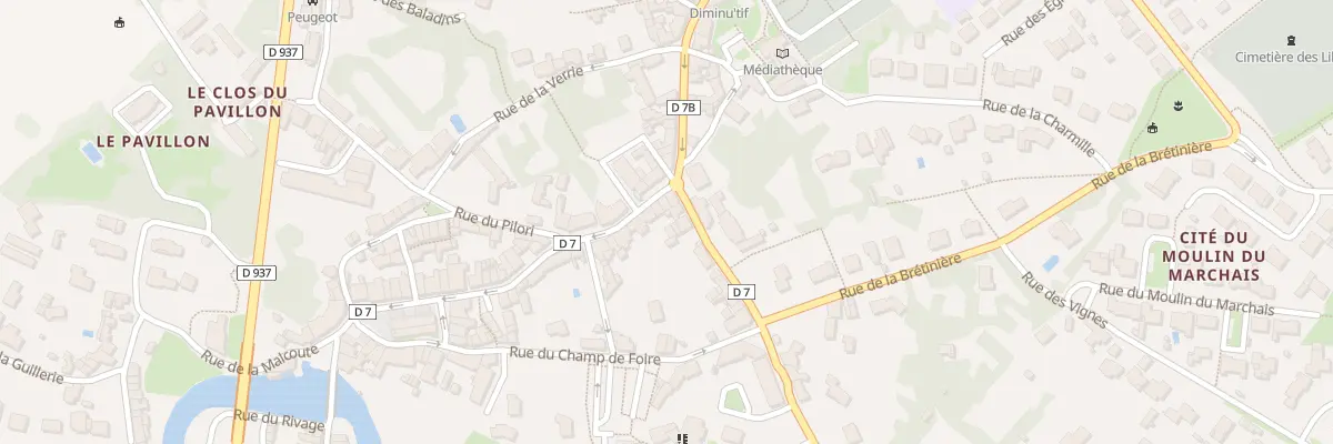 Plan du 17 Gr Grande Rue à Rocheservière