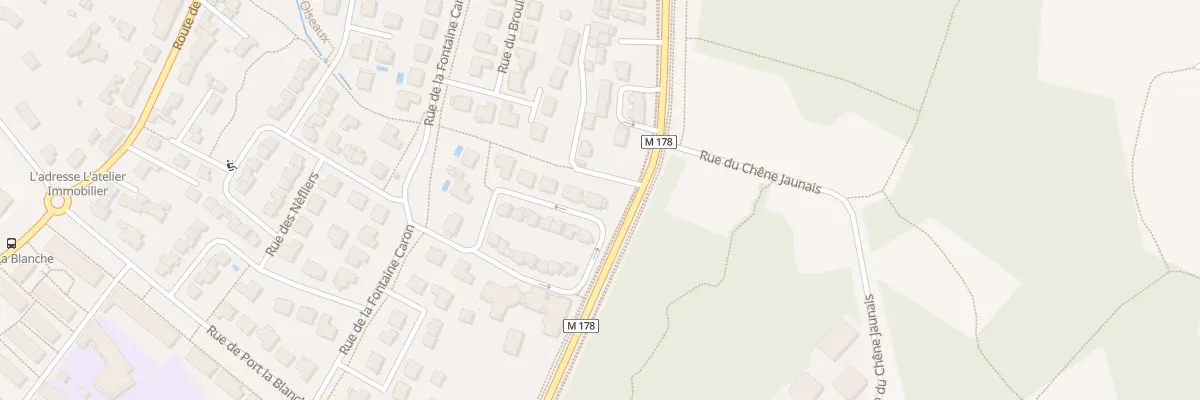 Plan du 15 Rue des Avocatiers à Nantes