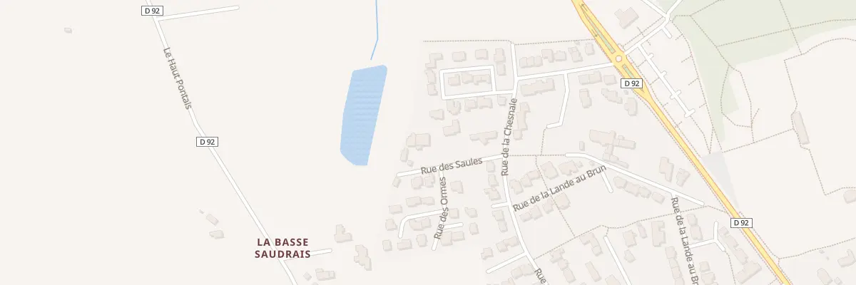 Plan du 10 Rue des Saules à Janzé