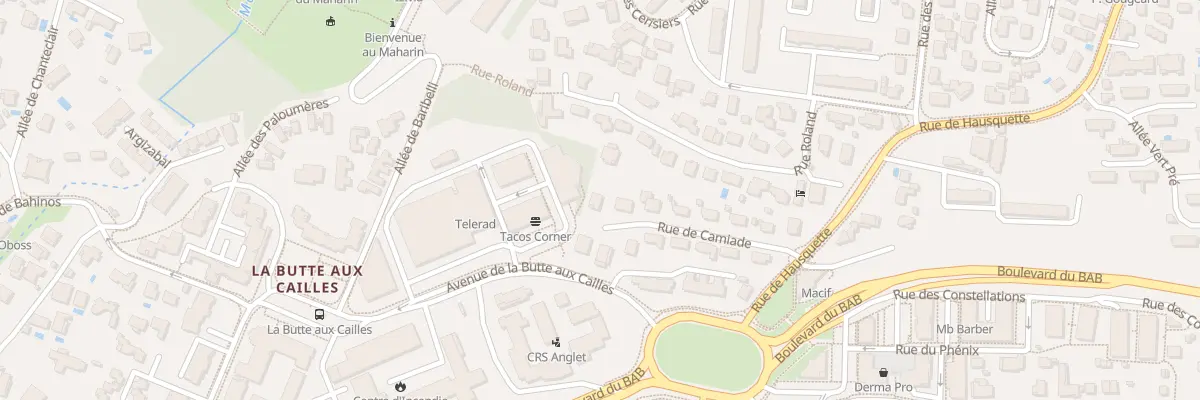 Plan du 16 Rue de Camiade à Anglet